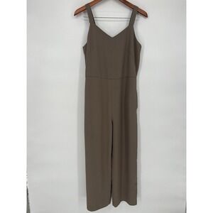 EVERLANE The Japanese GoWeave Slip Jumpsuit Clay Tan Size 4
